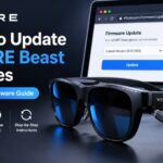 An instructional video thumbnail titled "How to Update VITURE Beast Glasses: Complete Firmware Guide.